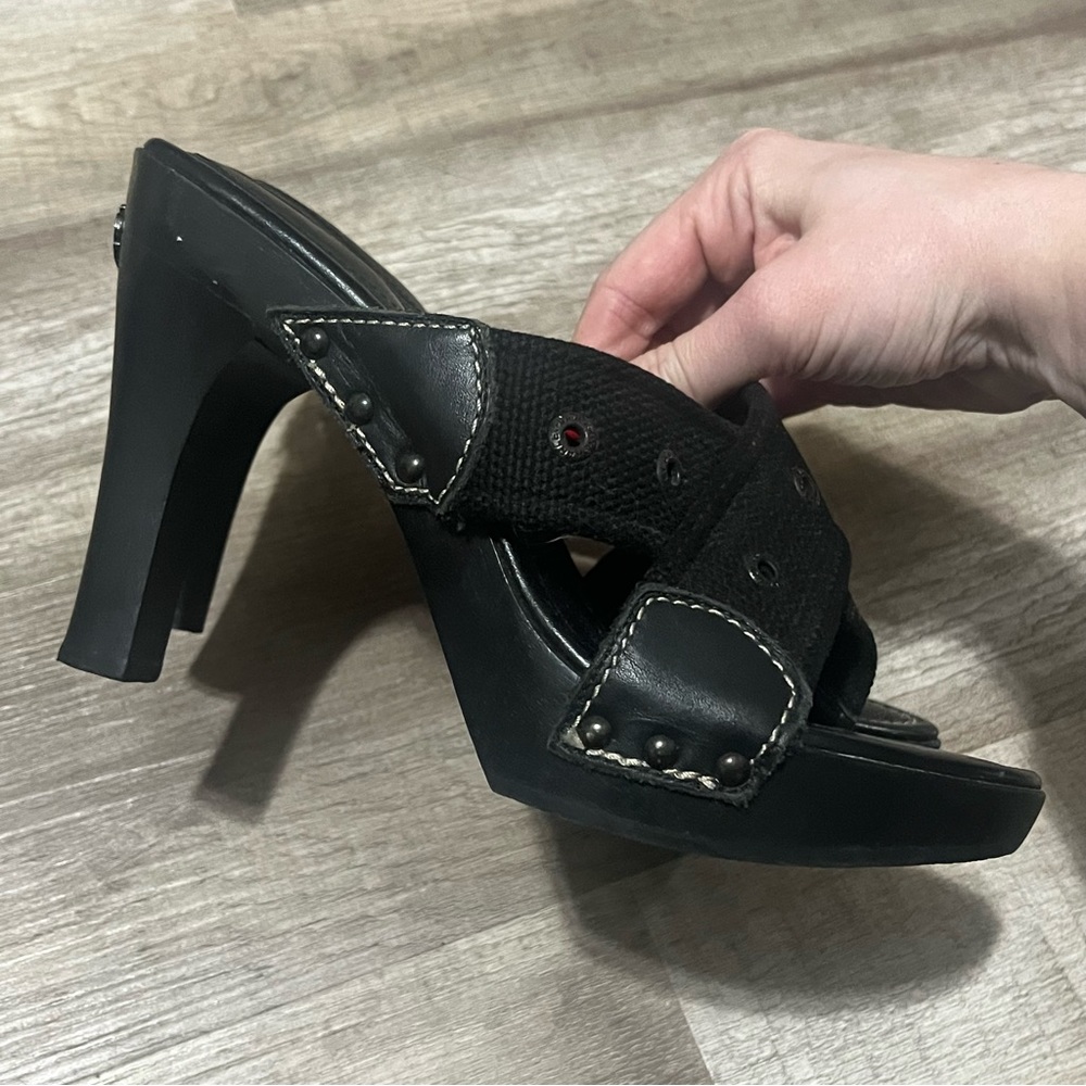 Harley Davidson Black Heels